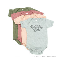 Birthday Girl - New Cursive - Child Tee
