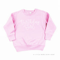 BIRTHDAY GIRL - NEW CURSIVE - Child Sweater