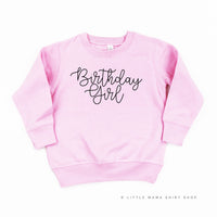 BIRTHDAY GIRL - NEW CURSIVE - Child Sweater