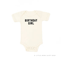 Birthday Girl - Block Font - Child Tee