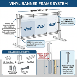 Vinyl Banner Frame