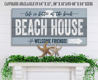 Beach House - Canvas