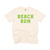 Beach Bum (front) / Ocean Sunset (back) - Comfort Colors Tee