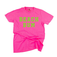 Beach Bum (front) / Ocean Sunset (back) - Comfort Colors Tee