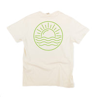 Beach Bum (front) / Ocean Sunset (back) - Comfort Colors Tee