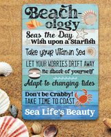 Beachology Sea Life's Beauty - Metal Sign