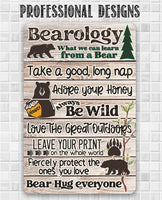 Bearology, What We Can Learn From a Bear - Metal Sign