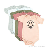 Be Happy - Smiley Face (Black or White Smile) - Child Tee