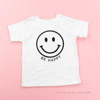 Be Happy - Smiley Face (Black or White Smile) - Child Tee