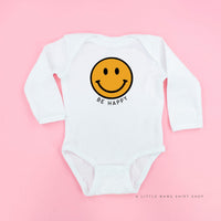 Be Happy - Smiley Face - Child Long Sleeve Tee