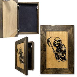 Grim Reaper Hidden Gun Safe Concealment Shelf Concealed Furniture