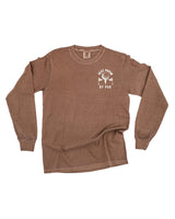 "Best _____ By Par" (pocket) - (Choose Your Name) - Long Sleeve Comfort Colors Tee