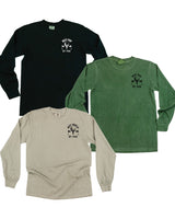 "Best _____ By Par" (pocket) - (Choose Your Name) - Long Sleeve Comfort Colors Tee