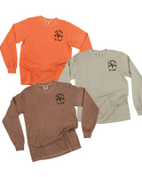 "Best _____ By Par" (pocket) - (Choose Your Name) - Long Sleeve Comfort Colors Tee