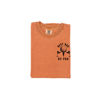 Best Dad By Par - Comfort Colors Tee