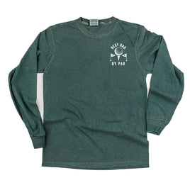 Best Dad By Par - Long Sleeve Comfort Colors Tee