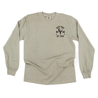Best Dad By Par - Long Sleeve Comfort Colors Tee