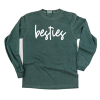 Besties - Long Sleeve Comfort Colors Tee