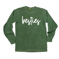 Besties - Long Sleeve Comfort Colors Tee