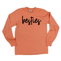 Besties - Long Sleeve Comfort Colors Tee