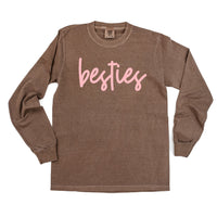 Besties - Long Sleeve Comfort Colors Tee