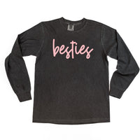 Besties - Long Sleeve Comfort Colors Tee