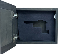 Better Judged by 12 Than Carried by 6 Gun Concealment Furniture - Handcrafted Hidden Gun Storage Wall Decor - Hidden Safe Furniture with Magnetic Lock for Quick Access & Storage