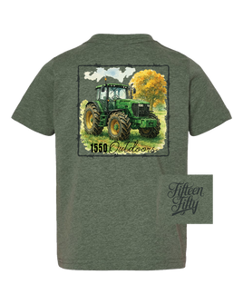 Big Green Tractor Toddler Tee