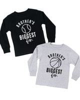 Brother's Biggest Fan - (Choose your Sport) - Child Long Sleeve Tee