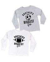 Brother's Biggest Fan - (Choose your Sport) - Child Long Sleeve Tee
