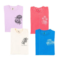Birth Flowers (Choose Your Month/Flower) - Comfort Colors Tee
