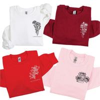 Birth Flowers (Choose Your Month/Flower) - BASIC Fleece
