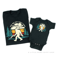 Big Foot - Hide And Seek World Champ - Set of 2 Black Tees