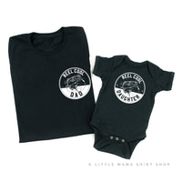Reel Cool Dad (pocket) / Daughter - Set of 2 Tees