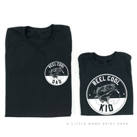 Reel Cool Dad (pocket) / Kid - Set of 2 Tees