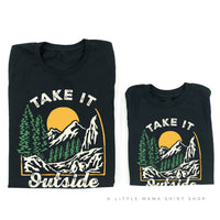 Take It Outside - Set of 2 Black Tees