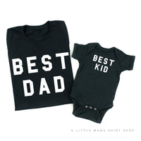 Best Dad / Kid - Set of 2 Tees
