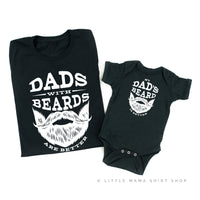 Dads With Beards Are Better / My Dad's Beard Is Better - Set of 2 Tees