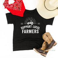 Support Local Farmers - Distressed Design - Child Tee