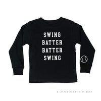 Swing Batter Batter Swing (wd) - Child Long Sleeve Tee