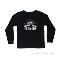 Support Local Farmers - Distressed Design - Child Long Sleeve Tee