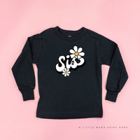 Daisy - Sis - w/ Full Daisy on Back - Child Long Sleeve Tee