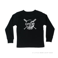 Baseball - A Little Dirt Never Hurt - Child Long Sleeve Tee