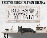 Bless Your Heart - Canvas