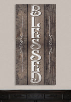 Blessed - Vertical - Canvas