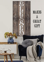 Blessed - Vertical - Canvas