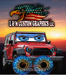round pupil headlight eye