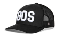 Boston Trucker Hat  |  BOS Block Snapback