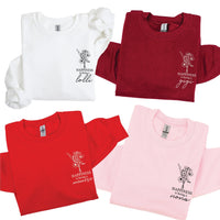 Bouquet Style - "Happiness Is Being a _______" (pocket) - (Choose Your Name) - BASIC Fleece