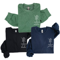 Bouquet Style - "Happiness Is Being a _______" (pocket) - (Choose Your Name) - BASIC Fleece